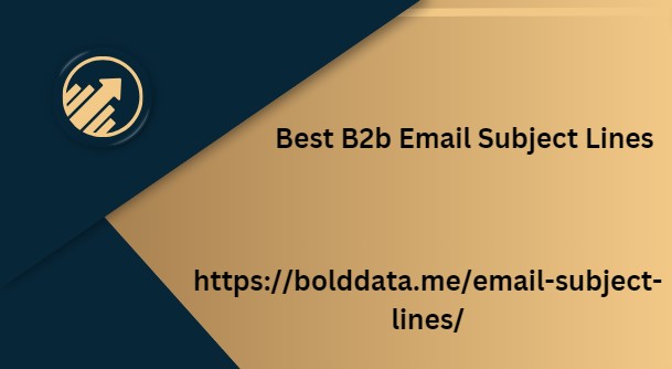 Best B2b Email Subject Lines