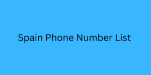 Spain Phone Number List