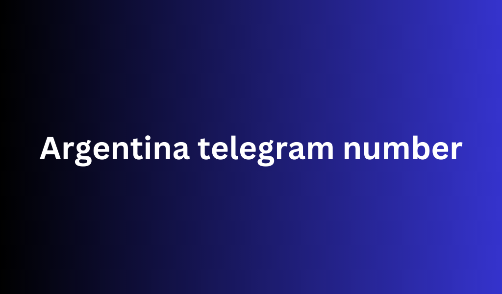 Argentina telegram number