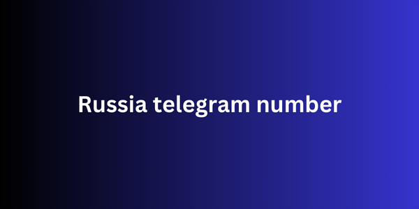 Russia telegram number