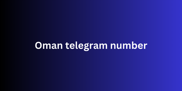 Oman telegram number