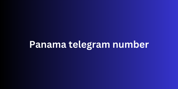 Panama telegram number