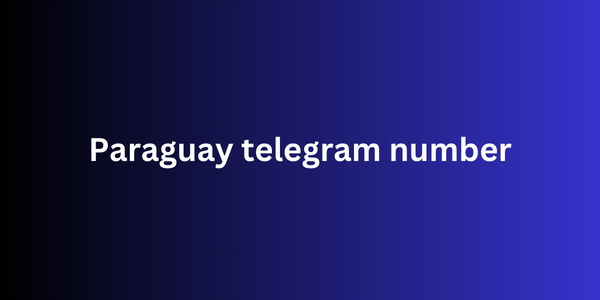 Paraguay telegram number