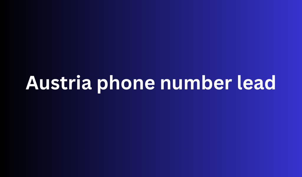 Austria phone number lead