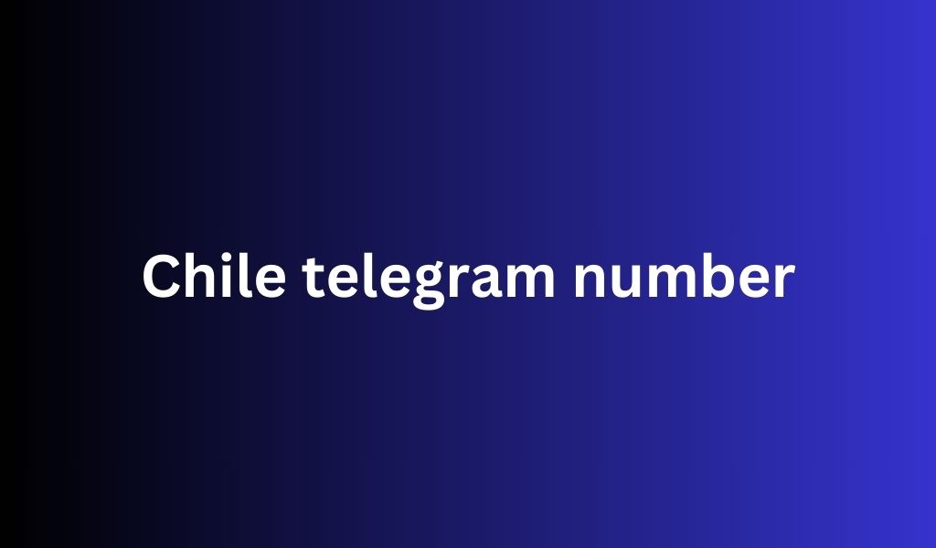 Chile telegram number