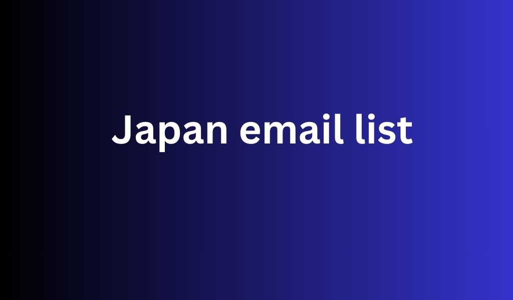 Japan email list