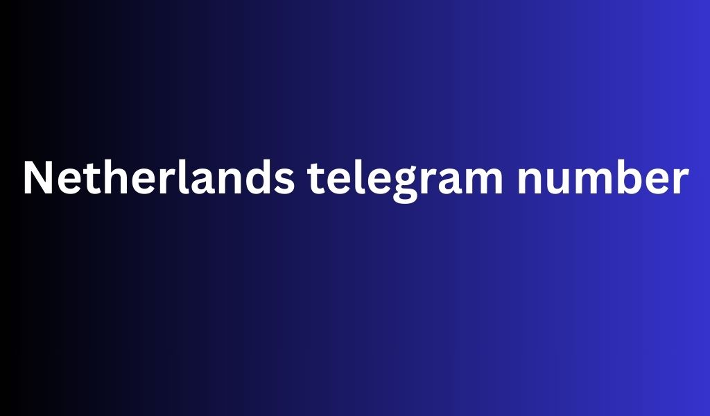 Netherlands telegram number